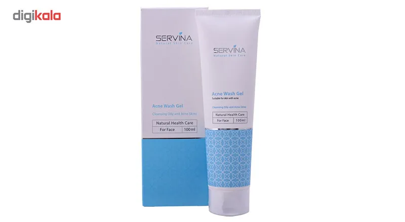 ژل شستشوی صورت سروینا مخصوص پوست دارای آکنه مدل Acne Skin حجم 100میلی لیتر - تصویر 4
