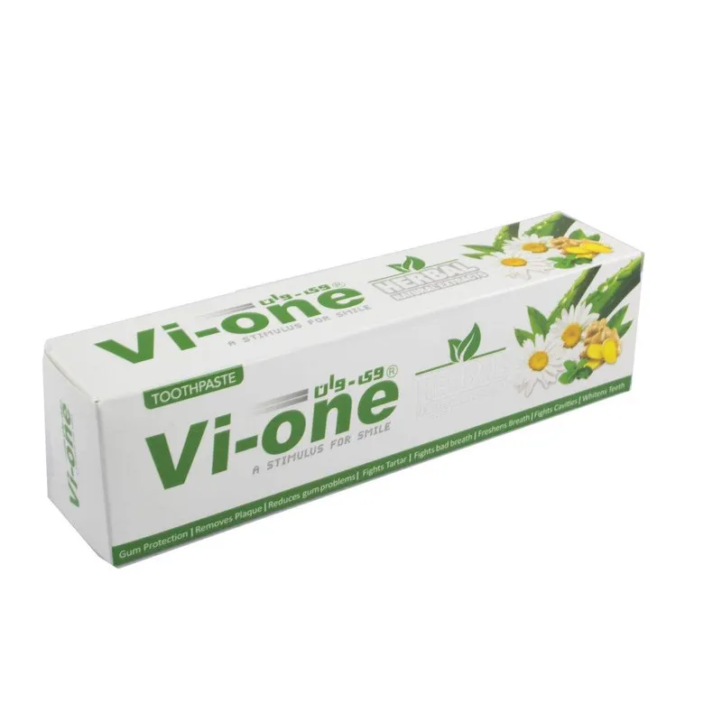خمیر دندان وی وان مدل Natural Herbal حجم 130 میلی لیتر مجموعه 4 عددی - تصویر 3