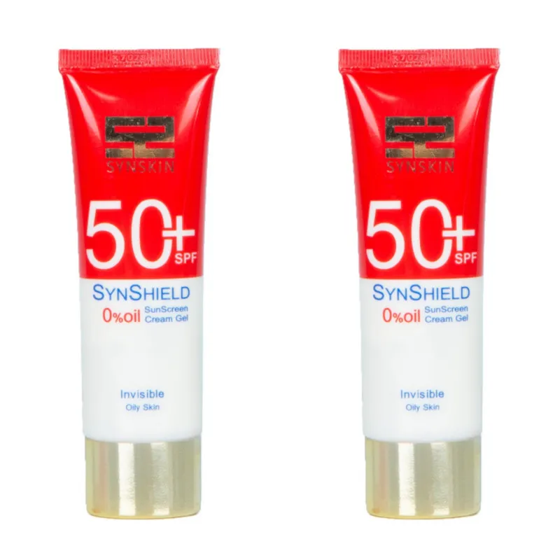 کرم ژل ضد آفتاب سان اسکین مدل Invisible حجم 50 میلی لیتر مجموعه 2 عددی - تصویر 2
