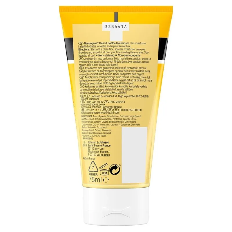 پاک کننده آرایش صورت نیتروژینا مدل Soothe حجم 75 میلی لیتر - تصویر 2