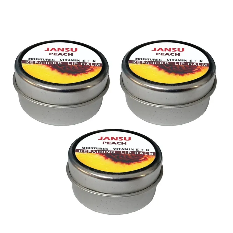 بالم لب تقویت کننده جانسو مدل Peach lip balm مجموعه 3 عددی - تصویر 2