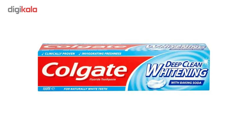خمیر دندان کلگیت مدل Deep clean Whitening حجم 100 میلی لیتر - تصویر 2