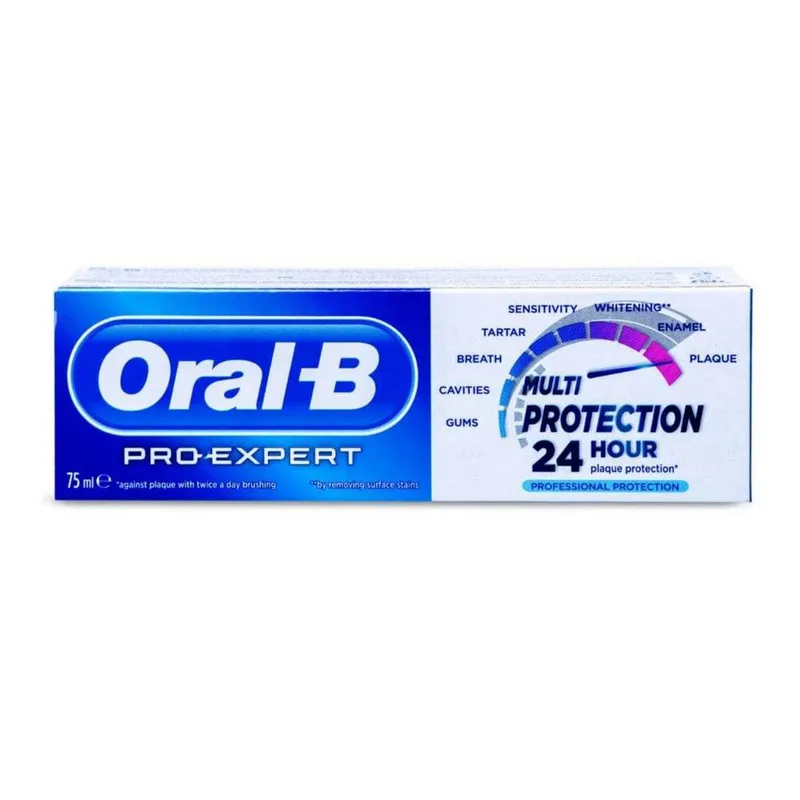 خمیردندان اورال-بی مدل Multi Protection 24 Hour حجم 75 میلی لیتر - تصویر 2