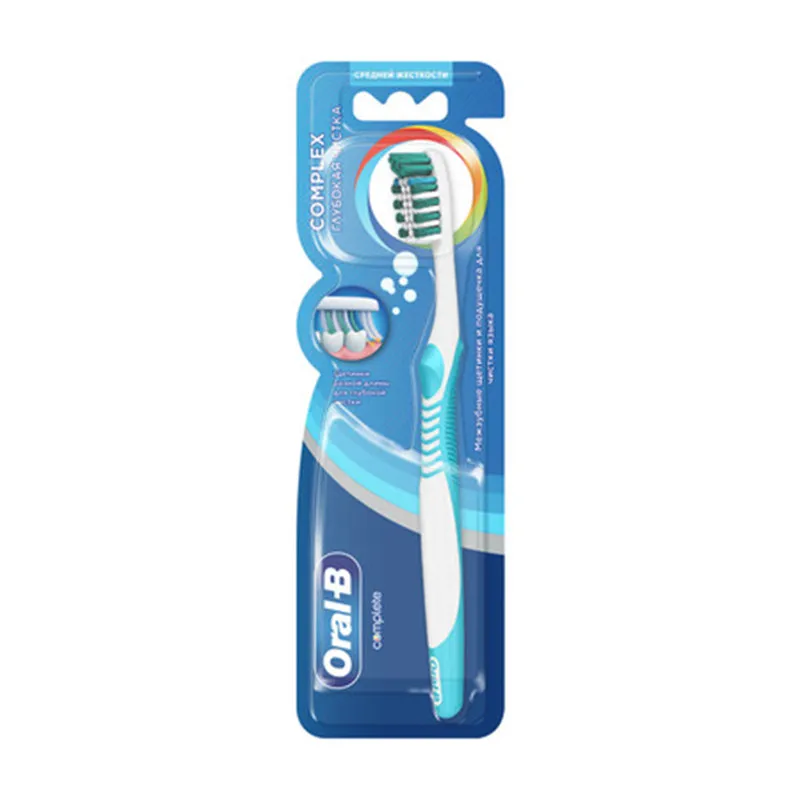 مسواک اورال-بی سری COMPLEX مدل DEEP CLEANING با برس متوسط - تصویر 2
