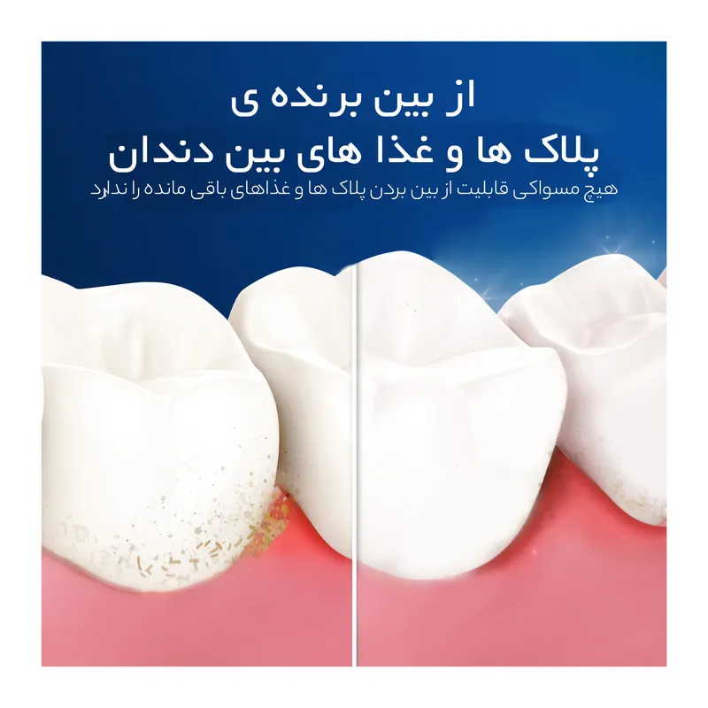 نخ دندان اورال-بی مدل Waxed - تصویر 3