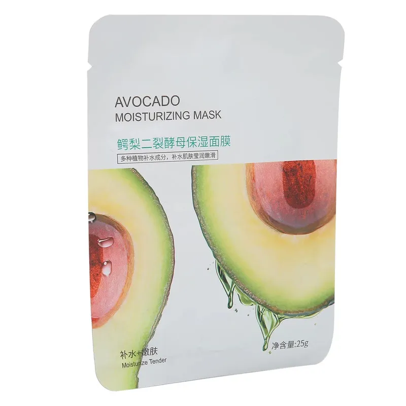 ماسک صورت بایو آکوا مدل AVOCADO وزن 25 گرم مجموعه 5 عددی - تصویر 3