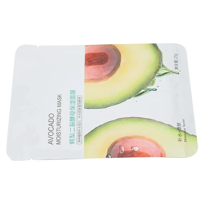 ماسک صورت بایو آکوا مدل AVOCADO وزن 25 گرم مجموعه 5 عددی - تصویر 5