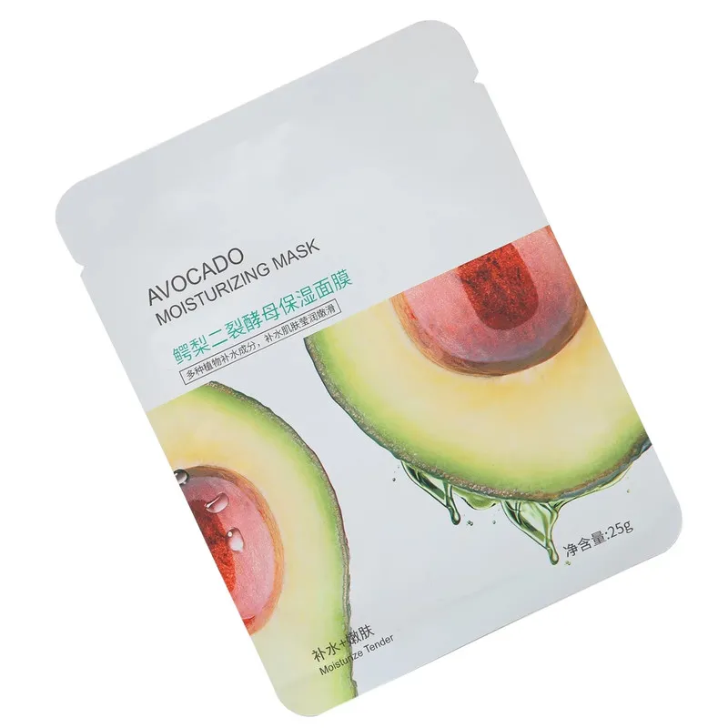 ماسک صورت بایو آکوا مدل AVOCADO وزن 25 گرم مجموعه 5 عددی - تصویر 6