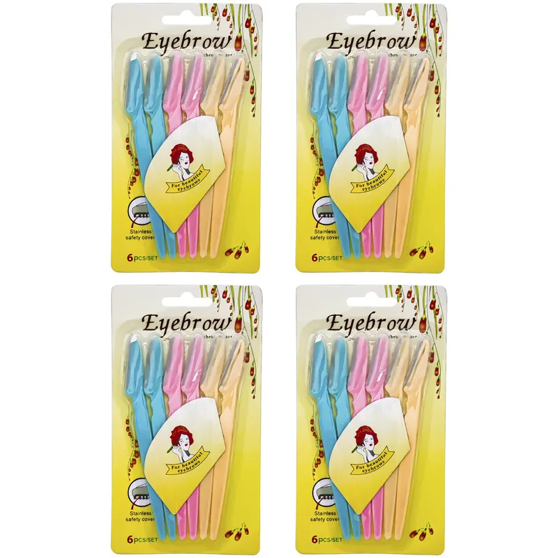 تیغ ابرو مدل E6-4 مجموعه 4 عددی