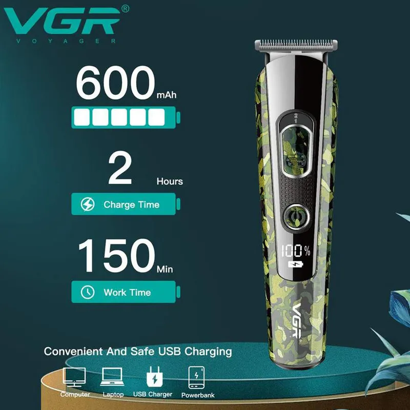 ماشین اصلاح موی سر و صورت وی جی ار مدل V-271 - تصویر 6