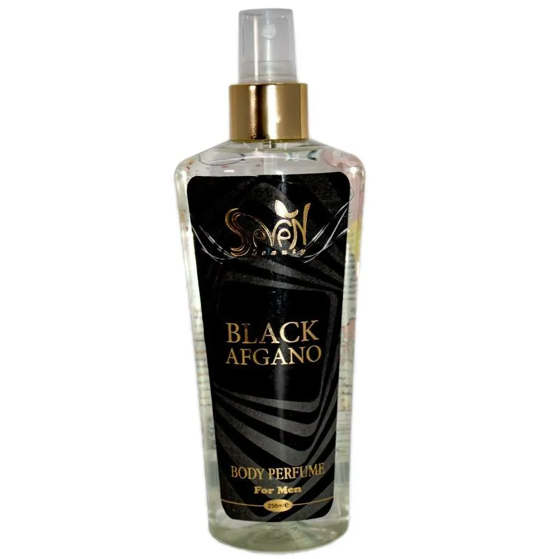 بادي اسپلش مزدانه سون بيوتی مدل BLACK AFGANO حجم 250 میلی لیتر