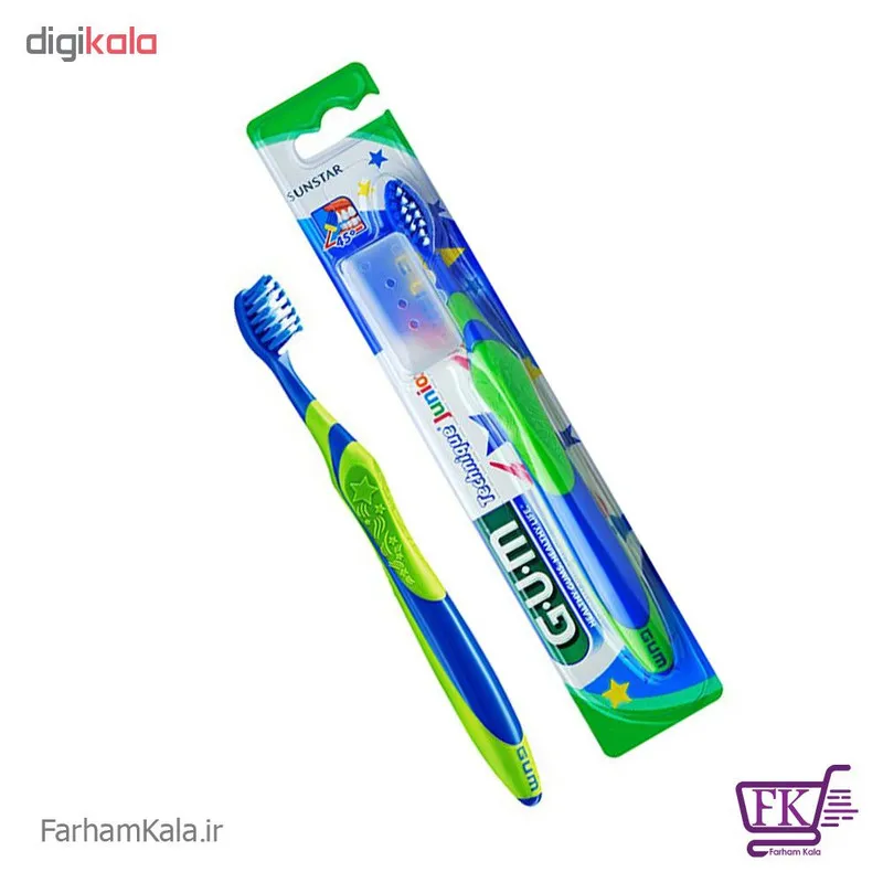 مسواک جی یو ام مدلTechnique Junior با برس متوسط - تصویر 3