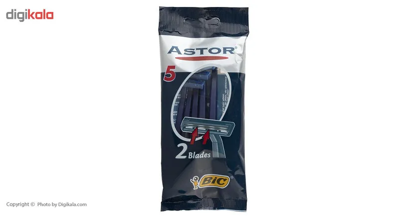 خود تراش بیک مدلAstor بسته 5 عددی - تصویر 2