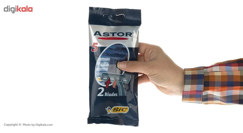 خود تراش بیک مدلAstor بسته 5 عددی - تصویر 3