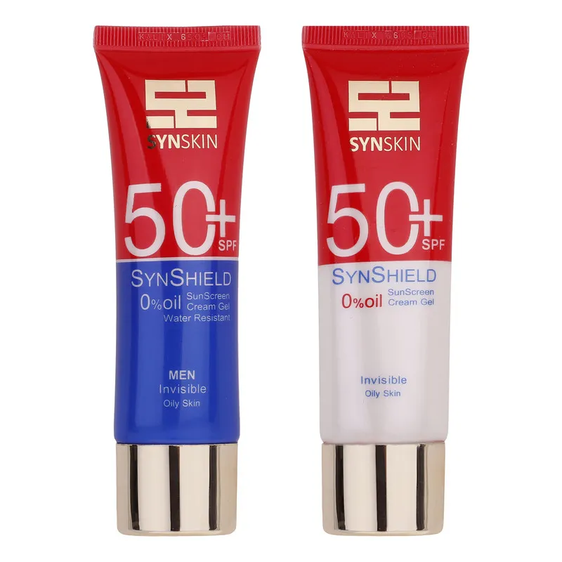 ژل کرم ضدآفتاب بی‌رنگ ساین اسکین SPF50 مدل ساین شیلد، مناسب پوست‌های چرب، حجم 50 میلی‌لیتر به همراه کرم ژل ضدآفتاب آقایان مدل ساین شیلد - تصویر 2