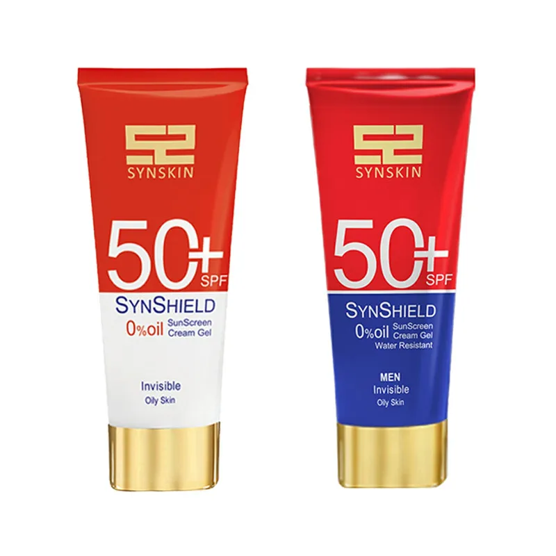 ژل کرم ضدآفتاب بی‌رنگ ساین اسکین SPF50 مدل ساین شیلد، مناسب پوست‌های چرب، حجم 50 میلی‌لیتر به همراه کرم ژل ضدآفتاب آقایان مدل ساین شیلد - تصویر 6
