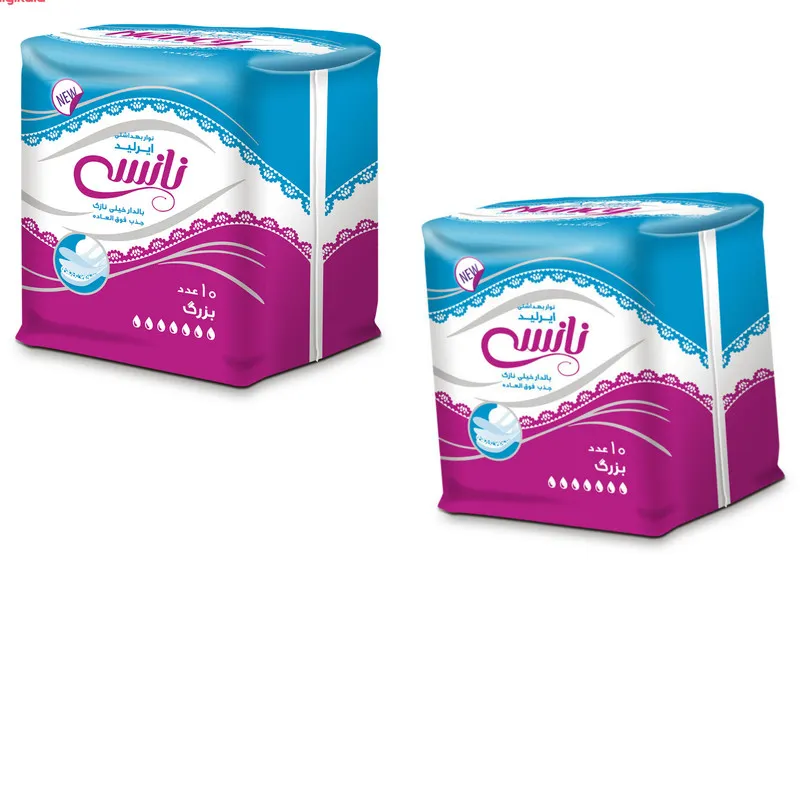 نوار بهداشتی نانسی مدل Air laid مجموعه 2 عددی - تصویر 2