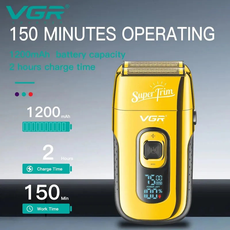 ماشین اصلاح موی سر و صورت وی جی ار مدل V-332 - تصویر 3