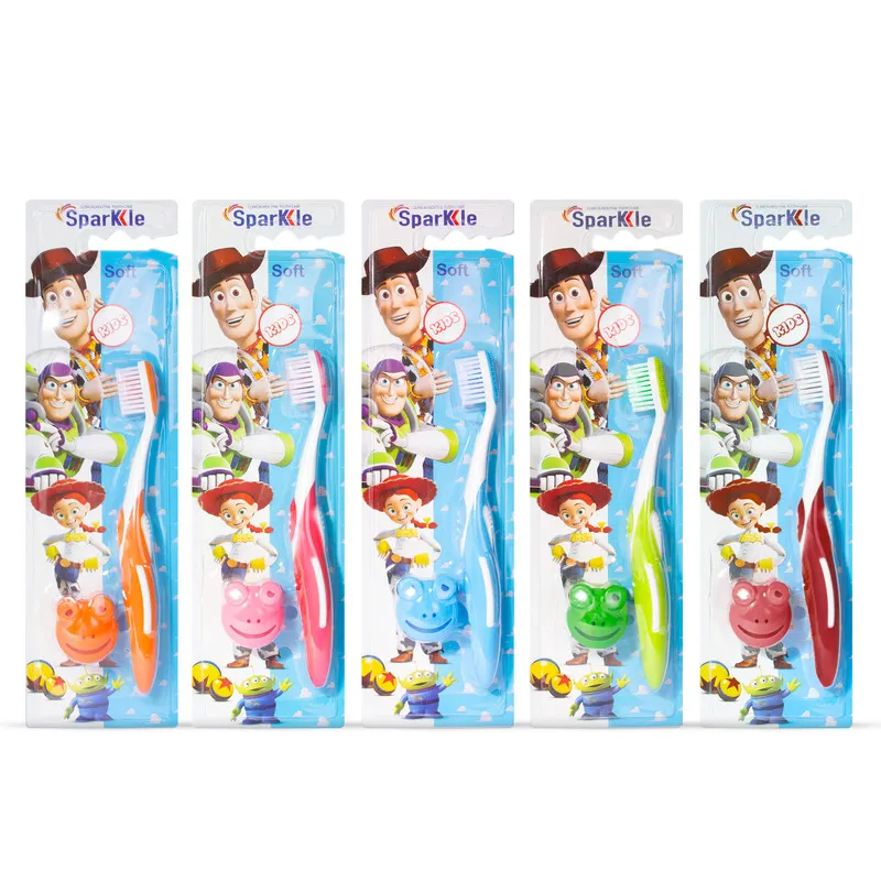 مسواک کودک اسپارکل مدل Toy S14 با برس نرم - تصویر 4