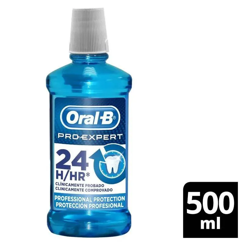 دهان شویه اورال-بی مدل Pro Expert حجم 500 میلی لیتر مجموعه 2 عددی - تصویر 2