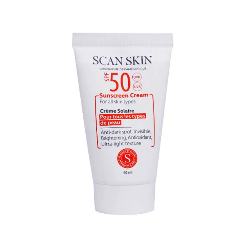 کرم ضدآفتاب و ضدلک بیرنگ اسکن اسکین مدل SPF50 مناسب انواع پوست، حجم 40 میلیلیتر - تصویر 2