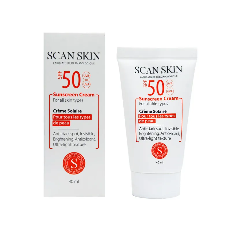کرم ضدآفتاب و ضدلک بیرنگ اسکن اسکین مدل SPF50 مناسب انواع پوست، حجم 40 میلیلیتر - تصویر 3