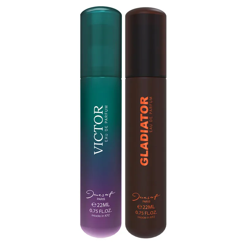 عطر جیبی مردانه ژک ساف مدل Victor حجم 22 میلی لیتر به همراه عطر جیبی مدل Gladiator حجم 22 میلی لیتر - تصویر 2
