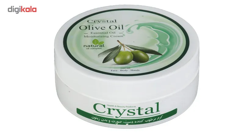 کرم مرطوب کننده کریستال مدل Olive حجم 200 میلی لیتر - تصویر 2
