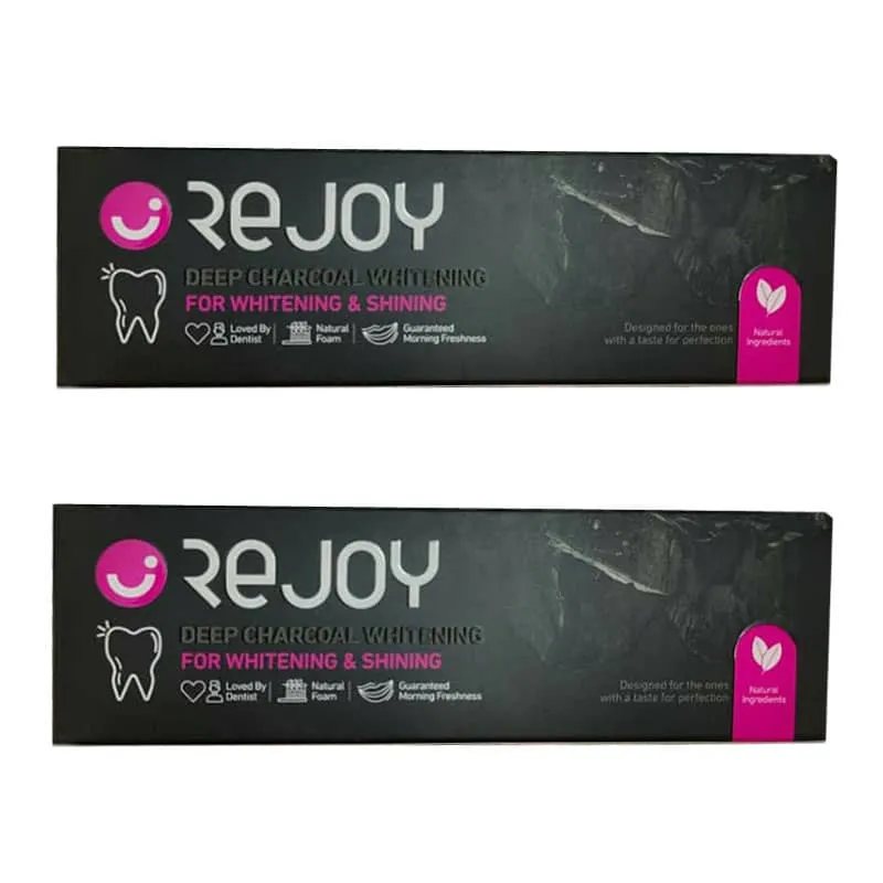 خمیر دندان ریجوی مدل Deep Charcoal حجم 100 میلی لیتر مجموعه 2 عددی - تصویر 3
