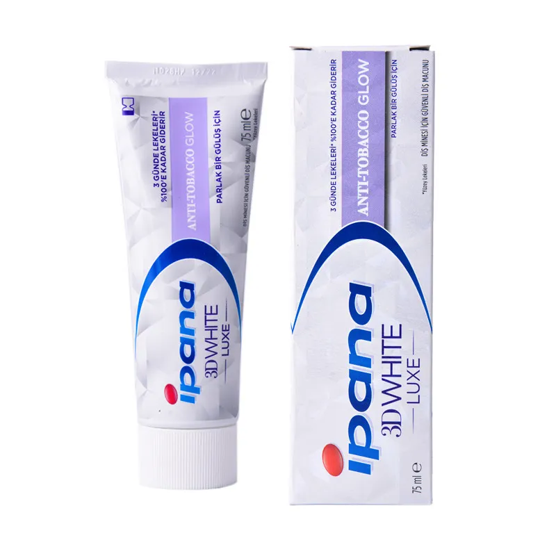 خمیر دندان ایپانا مدل 3D White Luxe Anti-Tobacco Glow حجم 75 میلی لیتر