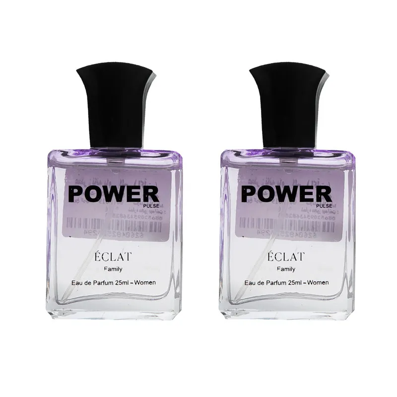 عطر جیبی زنانه پاور پالس مدل Eclat حجم 25 میلی لیتر بسته 2 عددی 