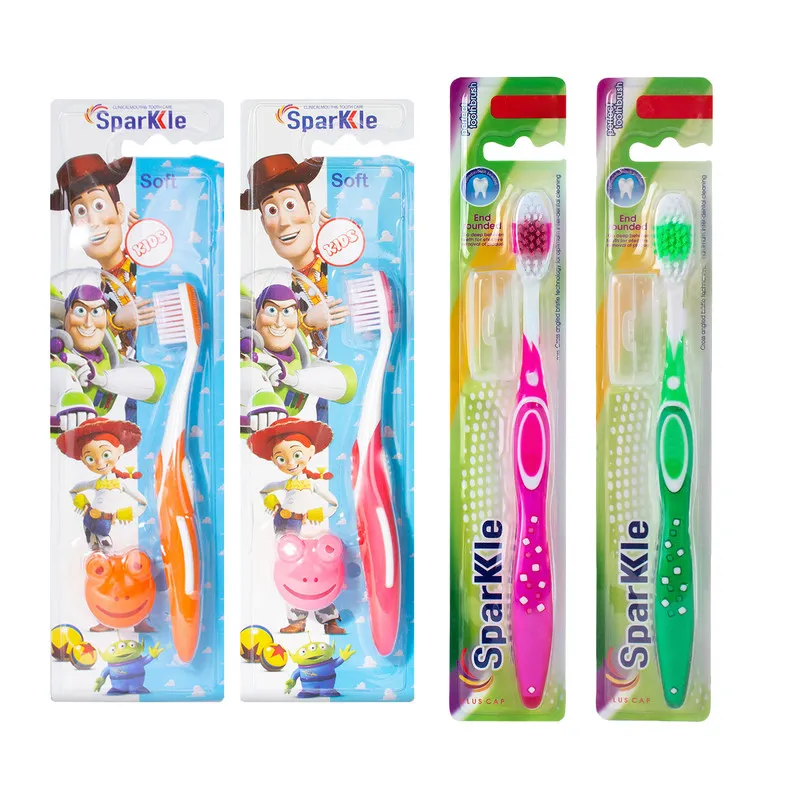 مسواک اسپارکل مدل toy family & S17-Med مجموعه 4 عددی - تصویر 2