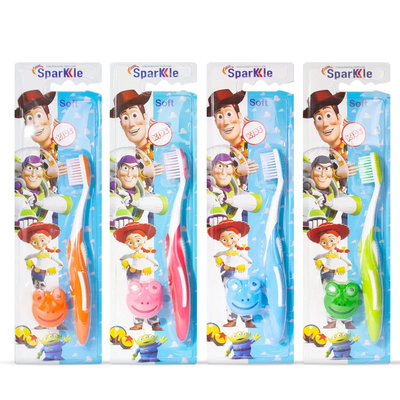 مسواک اسپارکل مدل toy family & S9-Med مجموعه 4 عددی - تصویر 3