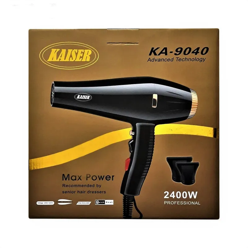 سشوار حرفه ای کایزر مدل SUPER POWER 2400W AC MOTOR - تصویر 4