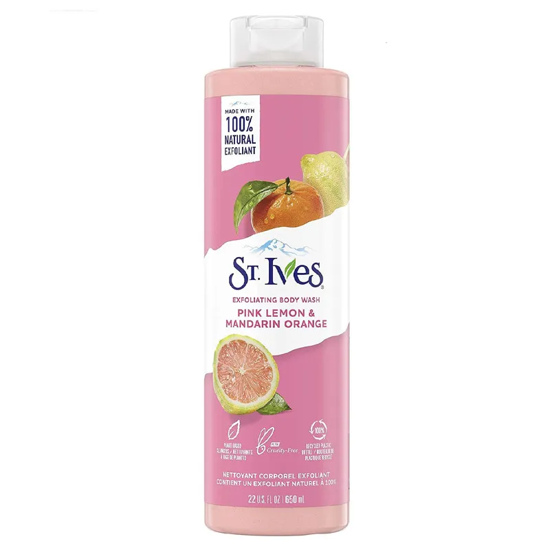 شامپو بدن اس تی.ایوز مدل Pink lemon & Mandarin Orange حجم 650 میلی لیتر 