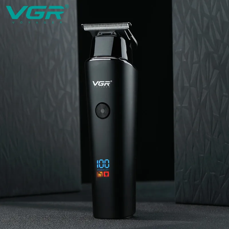 ماشین اصلاح موی سر و صورت وی جی آر مدل 937 با طراحی ارگونومیک، نمایشگر دیجیتال، باتری 2000 میلی‌آمپر ساعت، شارژ USB و سه شانه قابل تنظیم برای اصلاح دقیق و چند حالته - تصویر 4