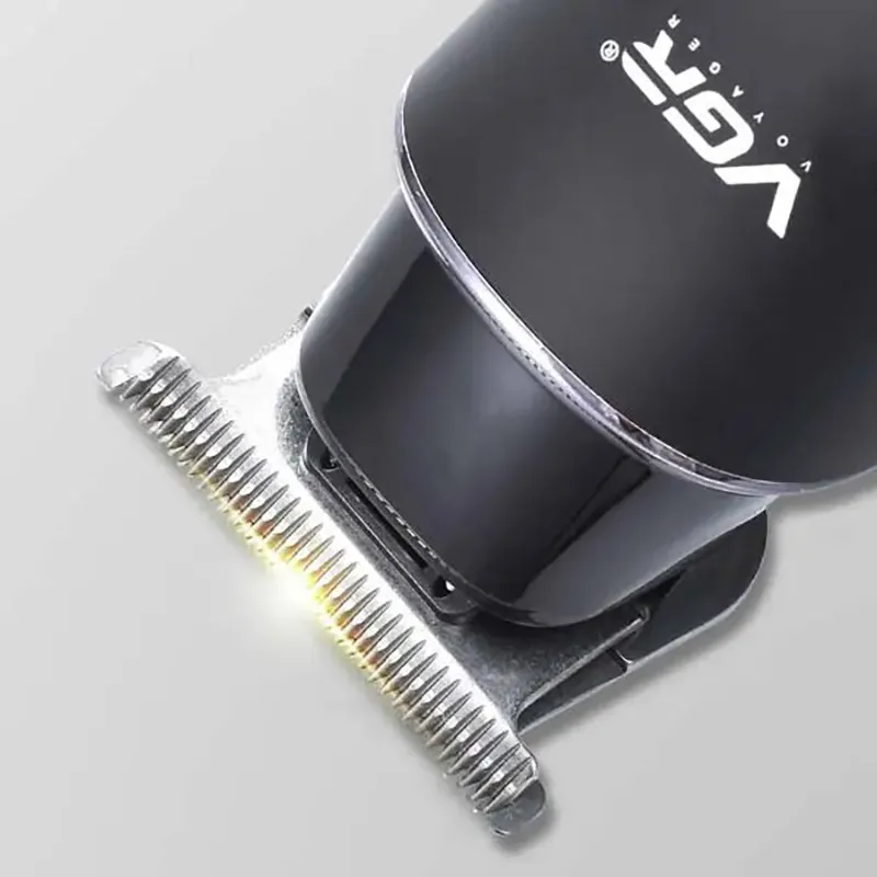 ماشین اصلاح موی سر و صورت وی جی آر مدل 937 با طراحی ارگونومیک، نمایشگر دیجیتال، باتری 2000 میلی‌آمپر ساعت، شارژ USB و سه شانه قابل تنظیم برای اصلاح دقیق و چند حالته - تصویر 5