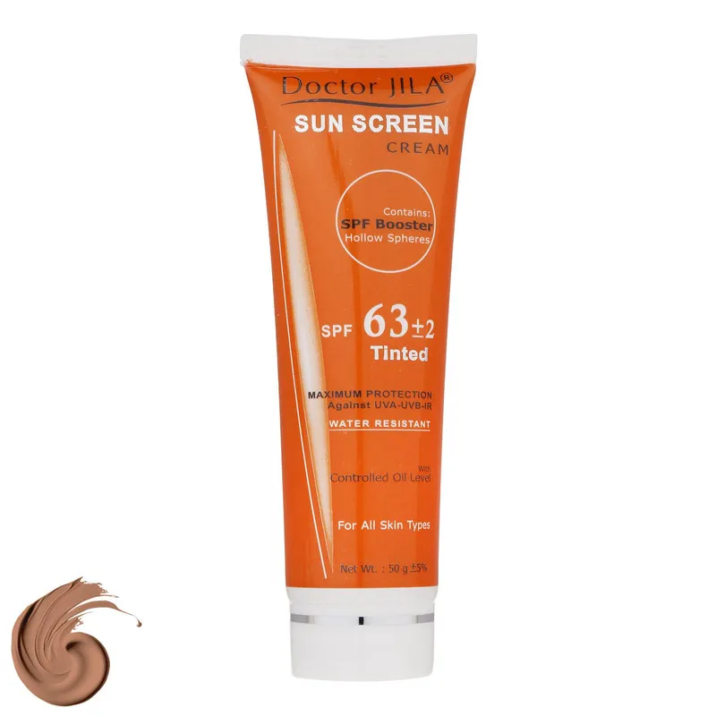 کرم ضدآفتاب رنگی دکتر ژیلا SPF63 مدل DJ3 مناسب انواع پوست وزن 50 گرم - تصویر 2