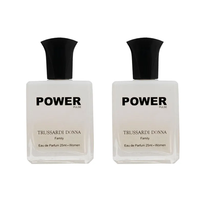 عطر جیبی زنانه پاور پالس مدل Trussardi Donna حجم 25 میلی لیتر بسته 2 عددی