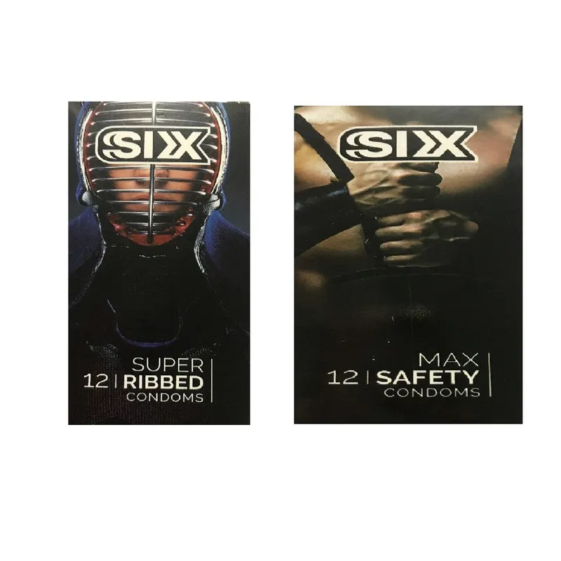 کاندوم سیکس مدل Max Safety بسته 12 عددی به همراه کاندوم سیکس مدل Super Ribbed - تصویر 2