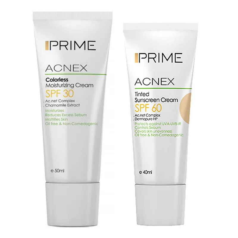 کرم ضدآفتاب پرایم مدل ACNEX حجم 50 میلی لیتر به همراه کرم ضدآفتاب حجم 40 میلی لیتر7052160