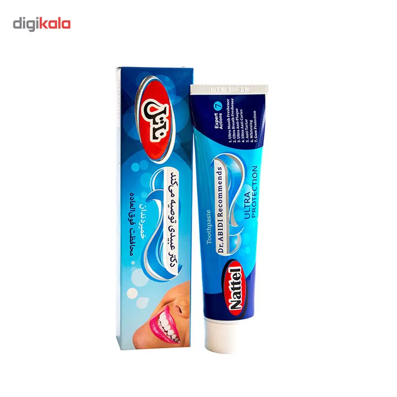 خمیر دندان ناتل مدل ultra protection وزن 120 گرمی - تصویر 2