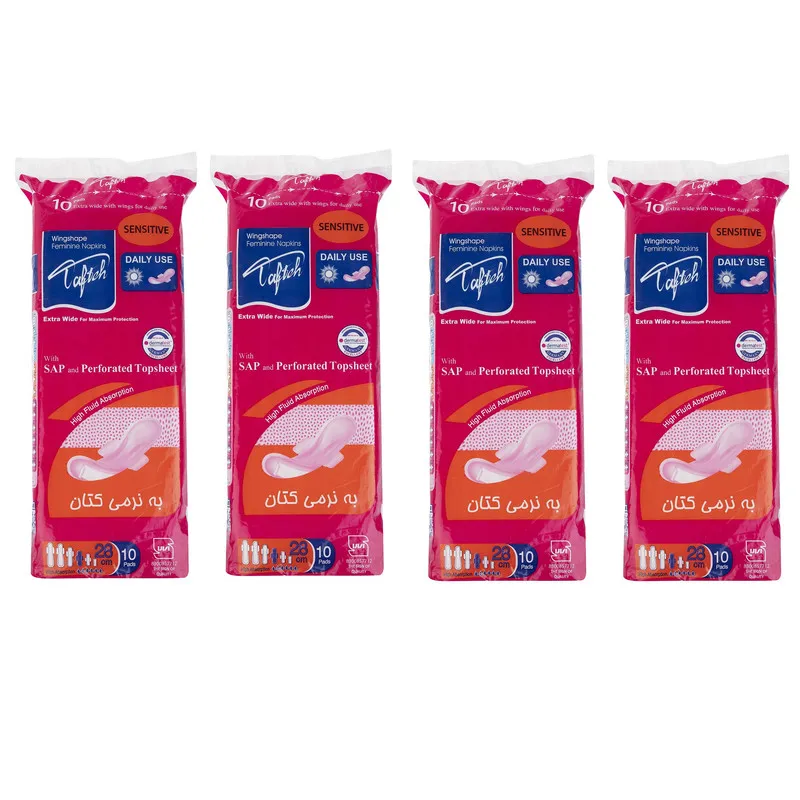 نوار بهداشتی تافته مدل Daily Use مجموعه 4 عددی - تصویر 2