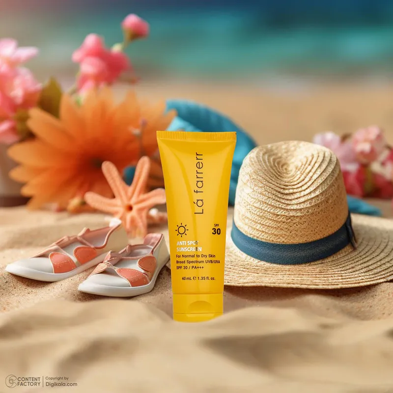 کرم ضدآفتاب و ضدلک بیرنگ لافارر مدل SPF30، مناسب پوستهای خشک و معمولی، حجم 40 میلیلیتر - تصویر 3