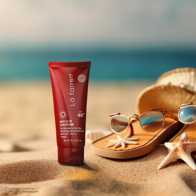 کرم ضدآفتاب و ضدلک رنگی لافارر مدل SPF40-Light، مناسب پوستهای خشک و معمولی، حجم 40 میلیلیتر - تصویر 3