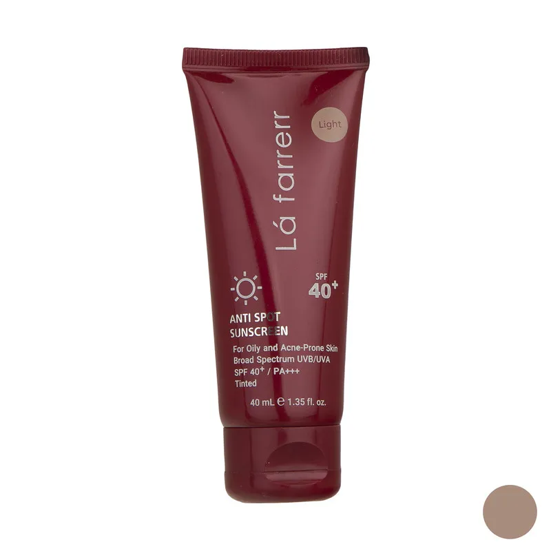 کرم ضدآفتاب و ضدلک رنگی لافارر مدل SPF40-Light، مناسب پوست‌های چرب، حجم 40 میلی‌لیتر - تصویر 5