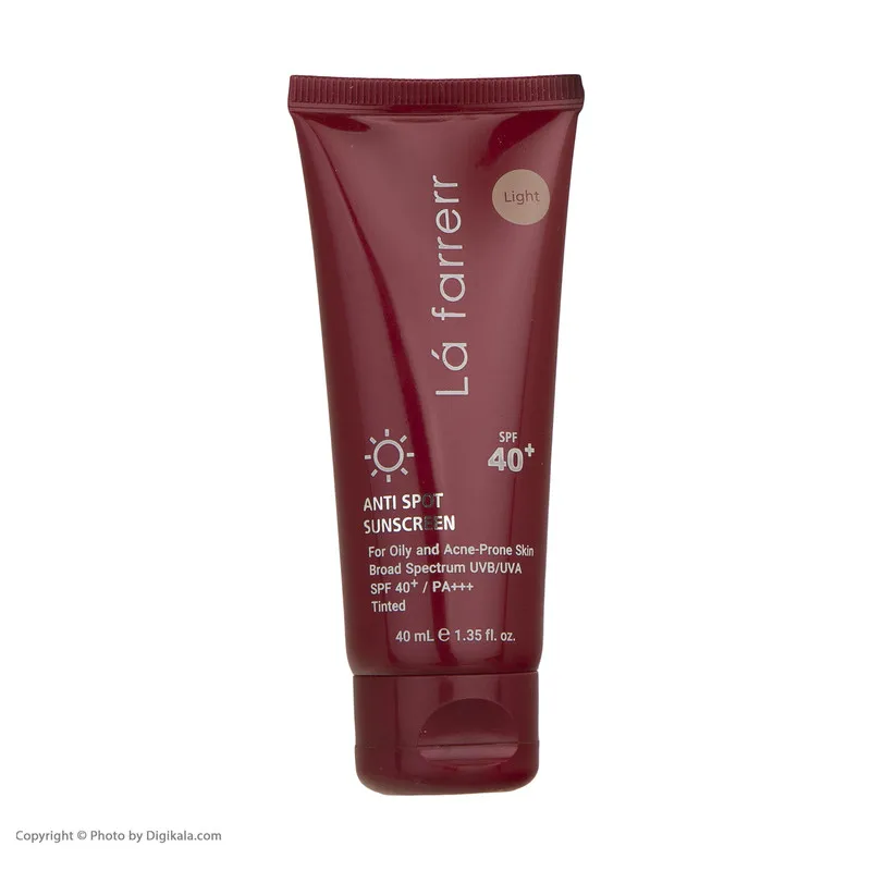 کرم ضدآفتاب و ضدلک رنگی لافارر مدل SPF40-Light، مناسب پوست‌های چرب، حجم 40 میلی‌لیتر - تصویر 6