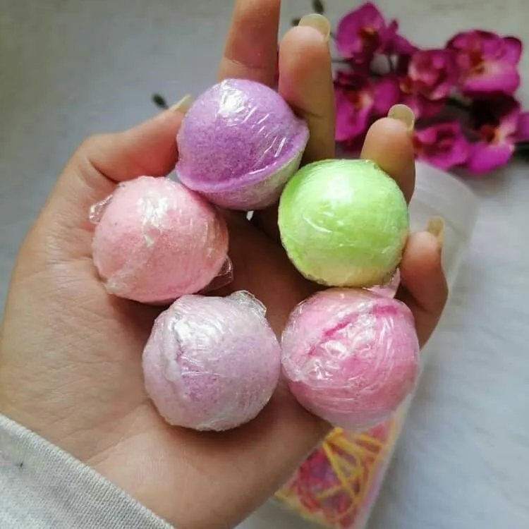 کوکتل نمک حمام مدل M وزن 400 گرم مجموعه 6 عددی - تصویر 2