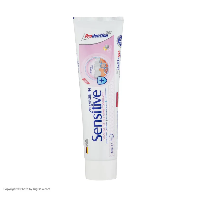خمیر دندان پرودنتین 361 مدل Sensitive وزن 130 گرم  - تصویر 4