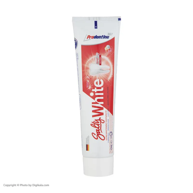 خمیر دندان پرودنتین 361 مدل Salty White وزن 150 گرم - تصویر 2